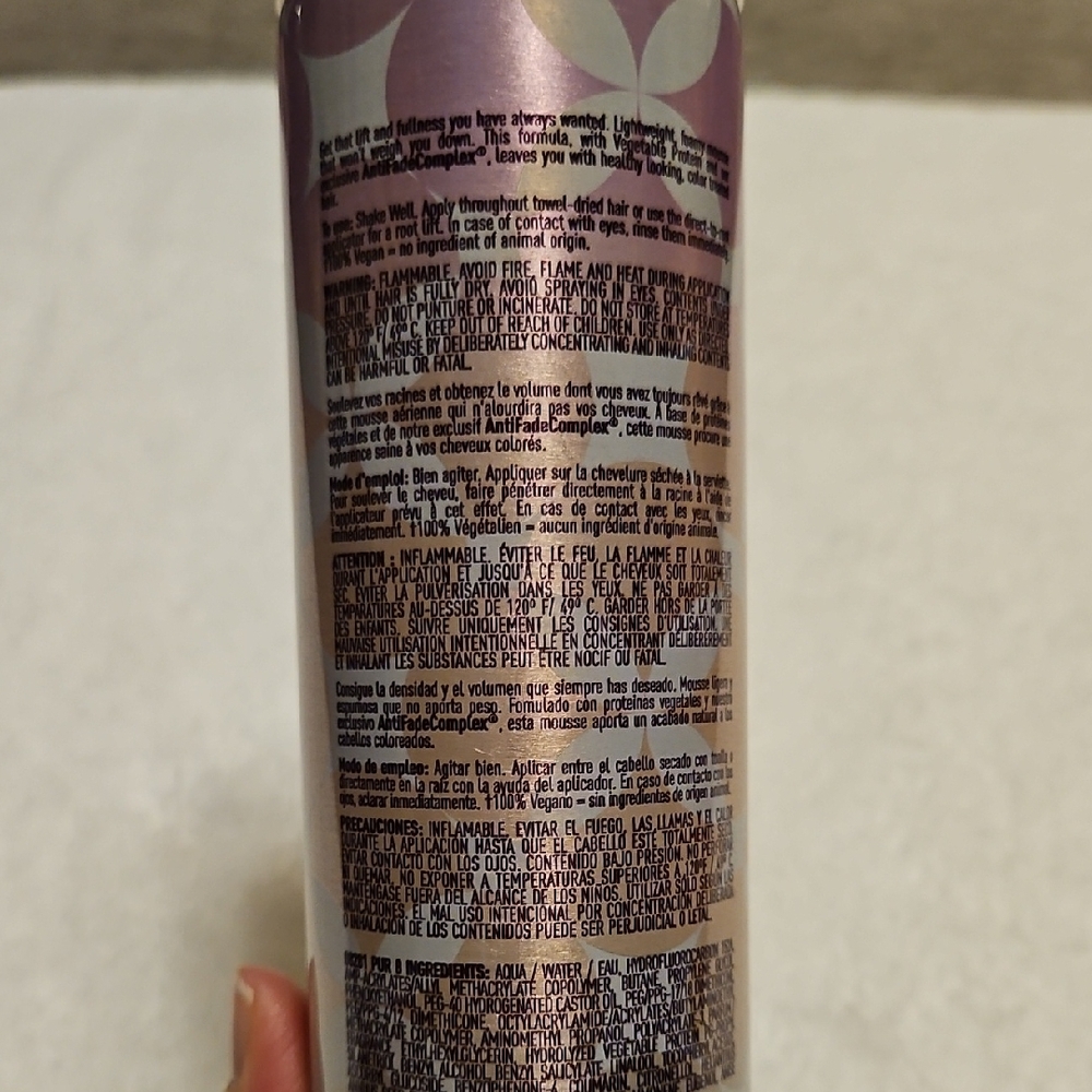 Pureology On the Rise Root-Lifting Mousse - Silver and White - Picture 6 of 9